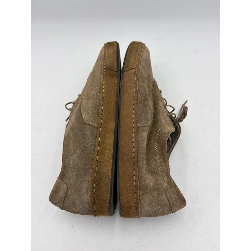 Vince. Norris Brown Suede Low Top Lace Up Oxford Sneakers Men 10M Minimalist